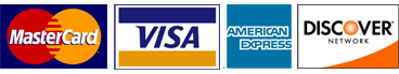 MasterCard | Visa | American Express | Discover Network